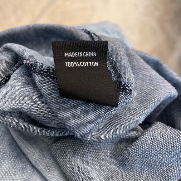 Thrive Sleeveless High Low Button Down Shirt - Picture 11 of 12